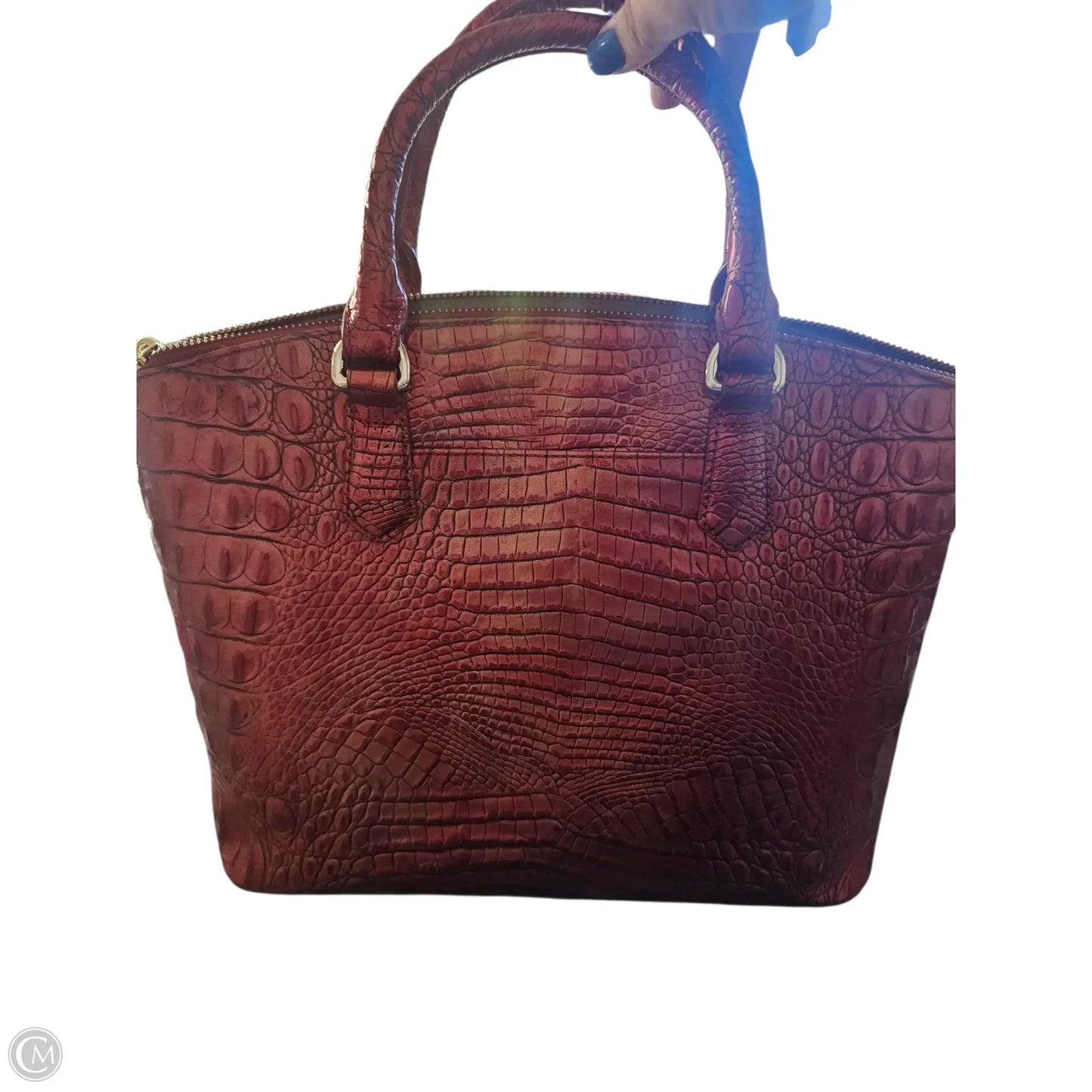 Handbag Designer By Brahmin, Size: Medium