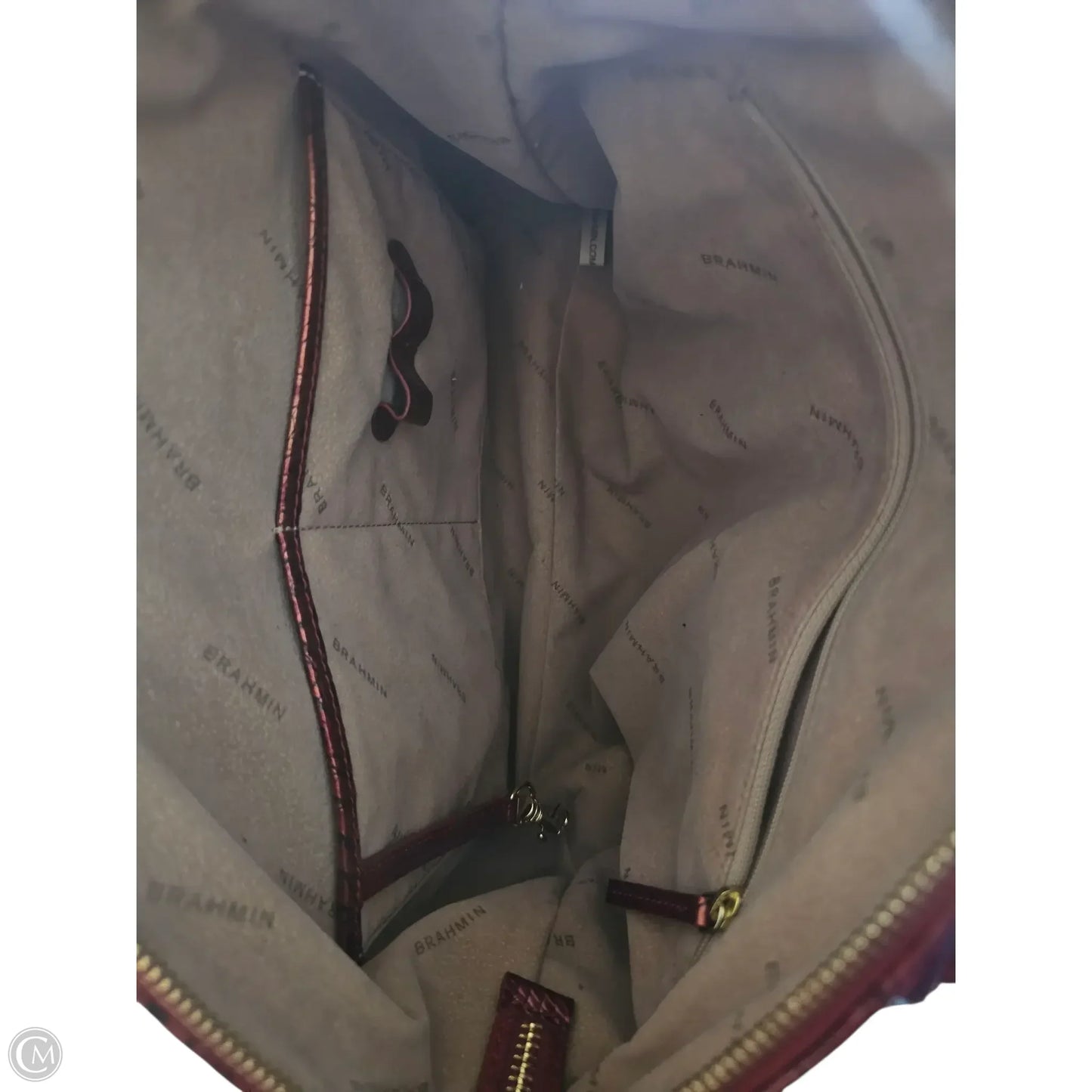 Handbag Designer By Brahmin, Size: Medium