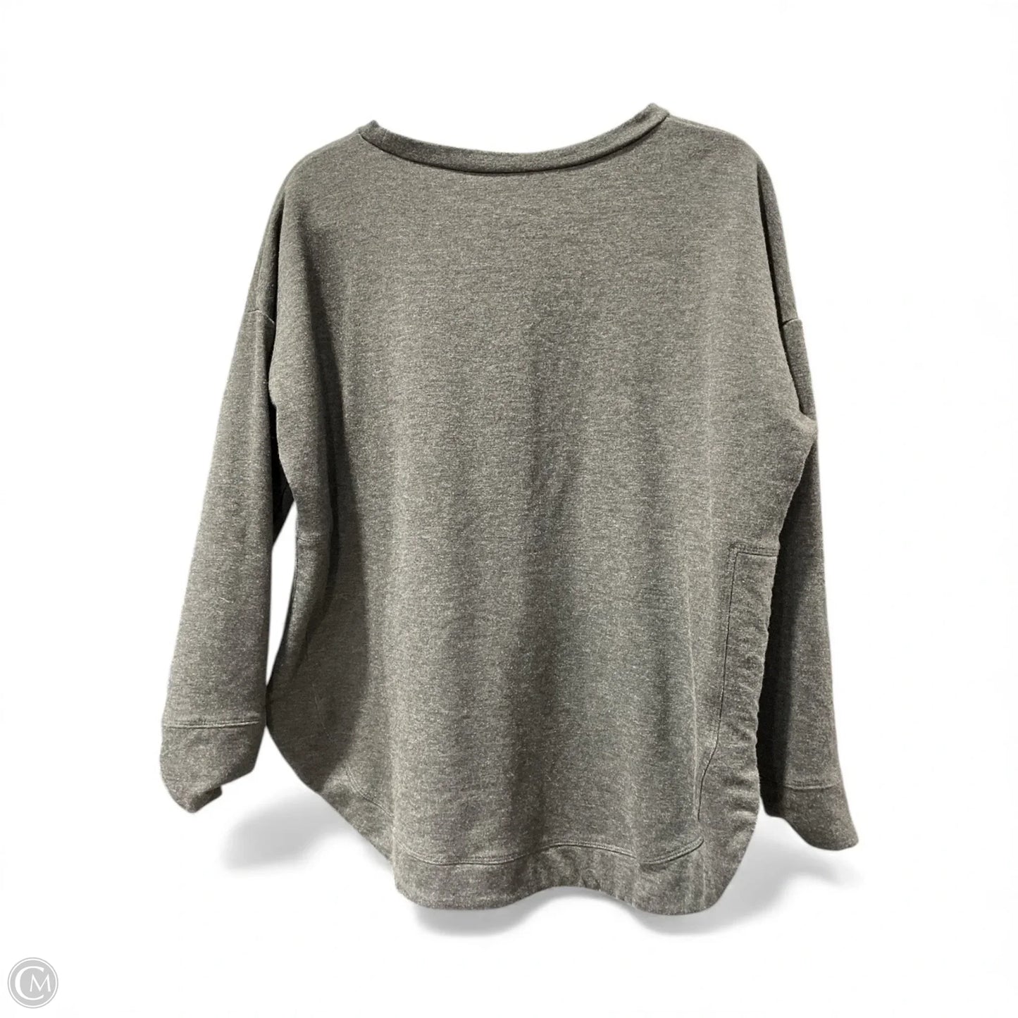 Athletic Sweatshirt Crewneck By Nfl In Grey, Size: L