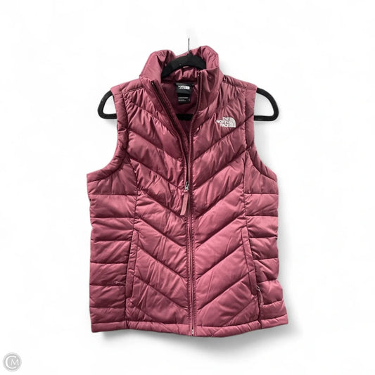Vest Puffer & Quilted By The North Face In Maroon, Size: S