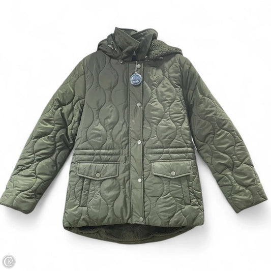 Coat Puffer & Quilted By Lucky Brand In Green, Size: M