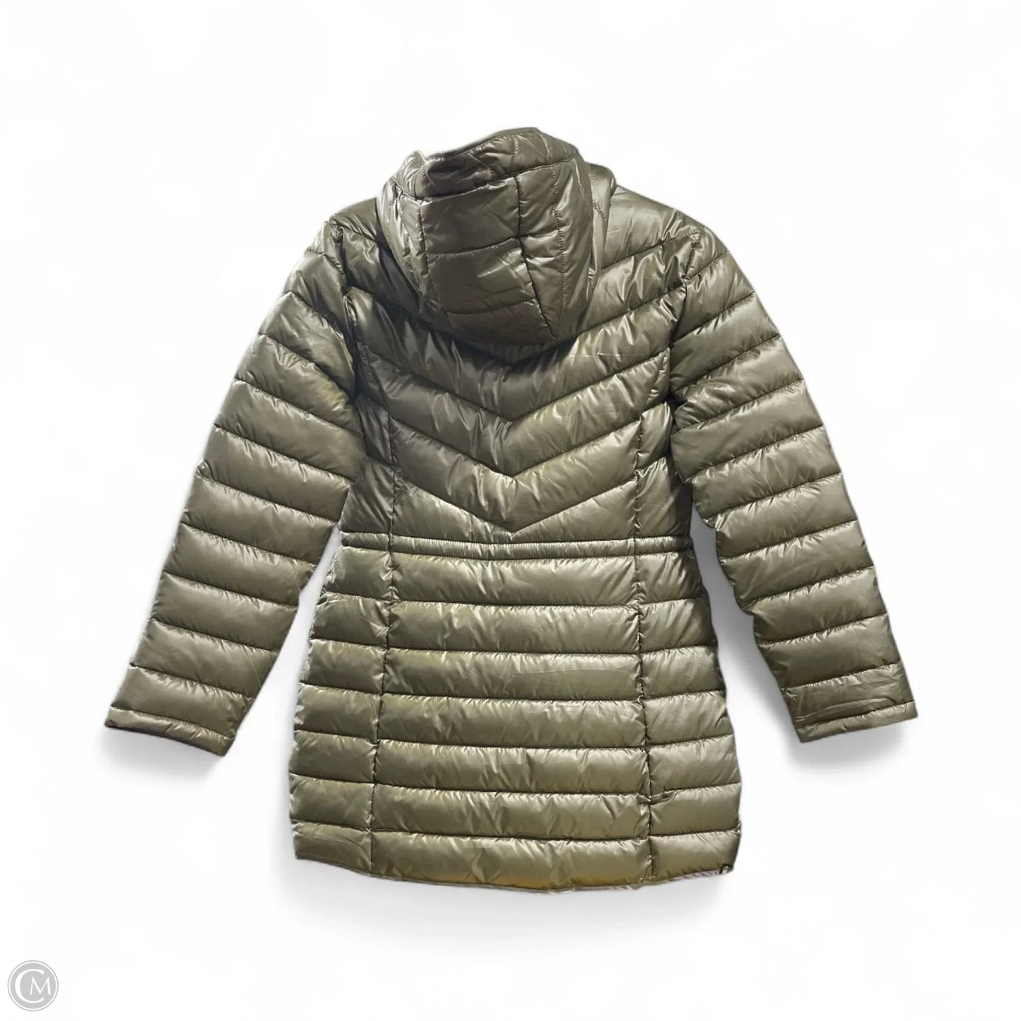 Coat Puffer & Quilted By Dkny In Green, Size: Xs