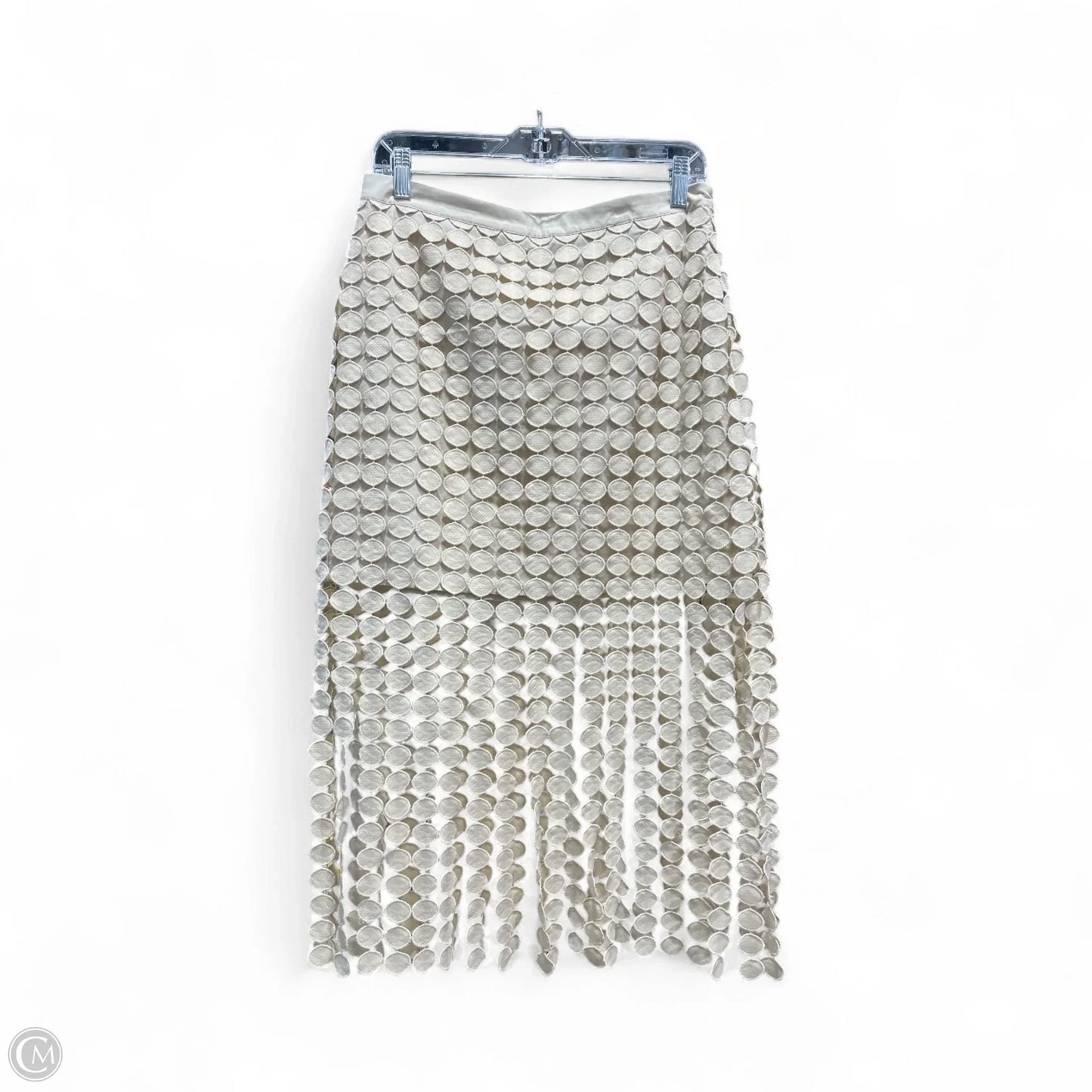 Skirt Midi By Clothes Mentor In Tan, Size: M