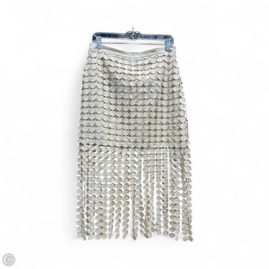 Skirt Midi By Clothes Mentor In Tan, Size: M