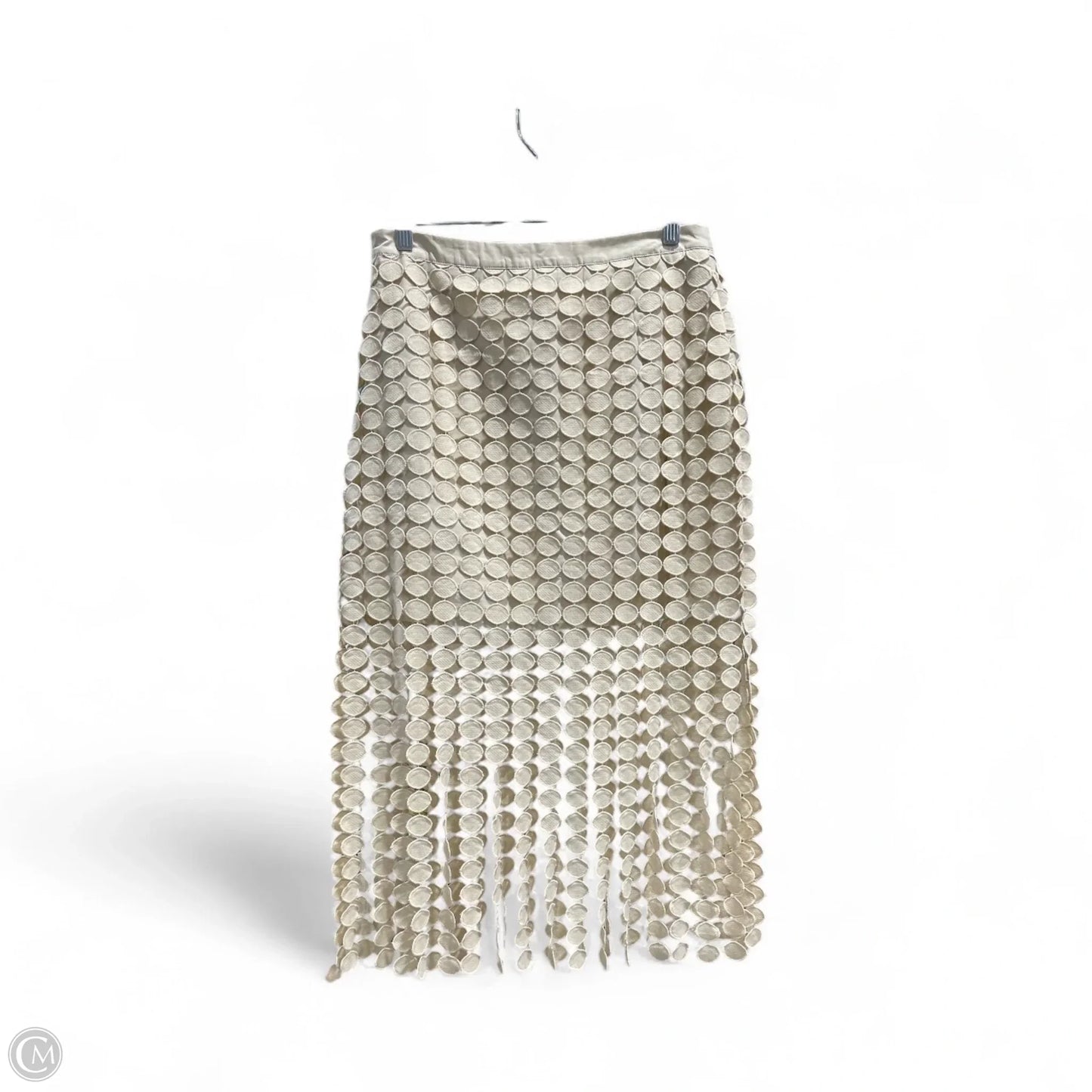 Skirt Midi By Clothes Mentor In Tan, Size: M