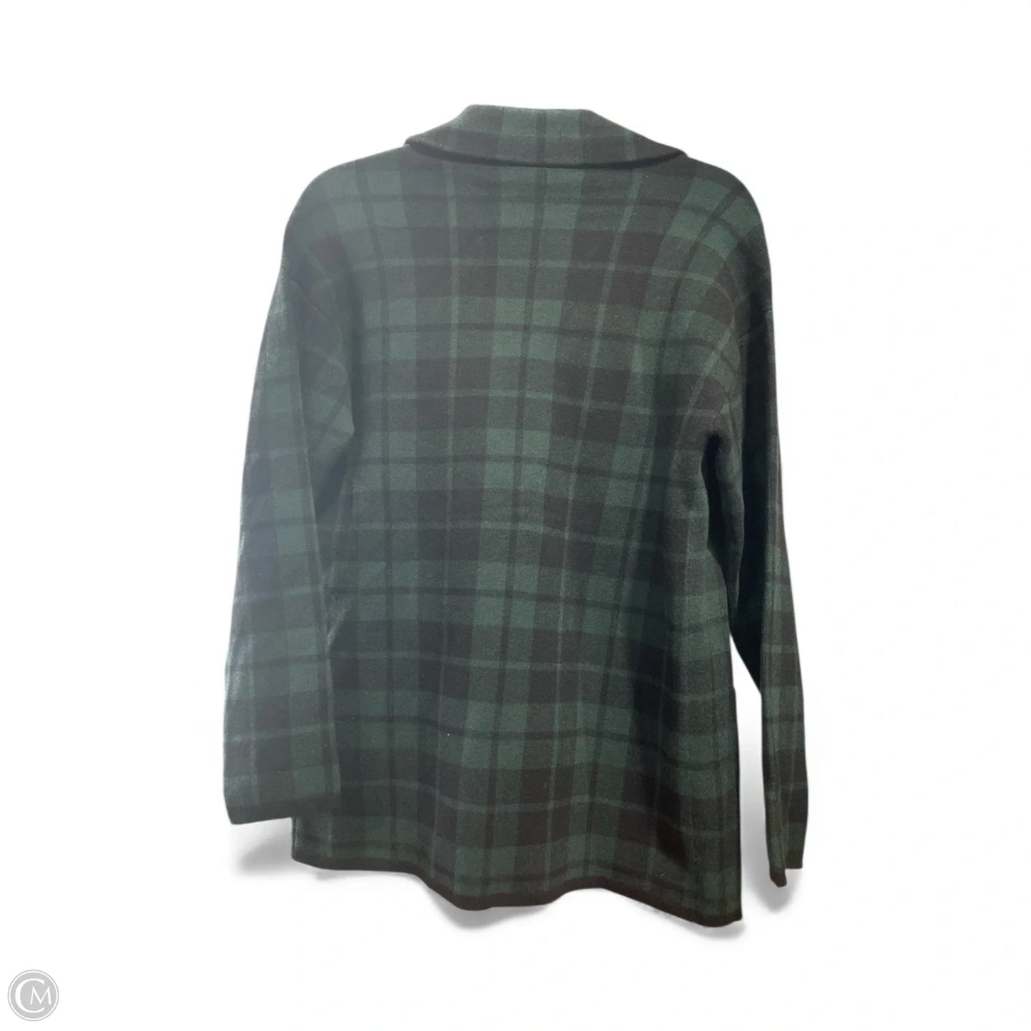 Cardigan By Anne Klein In Black & Green, Size: S