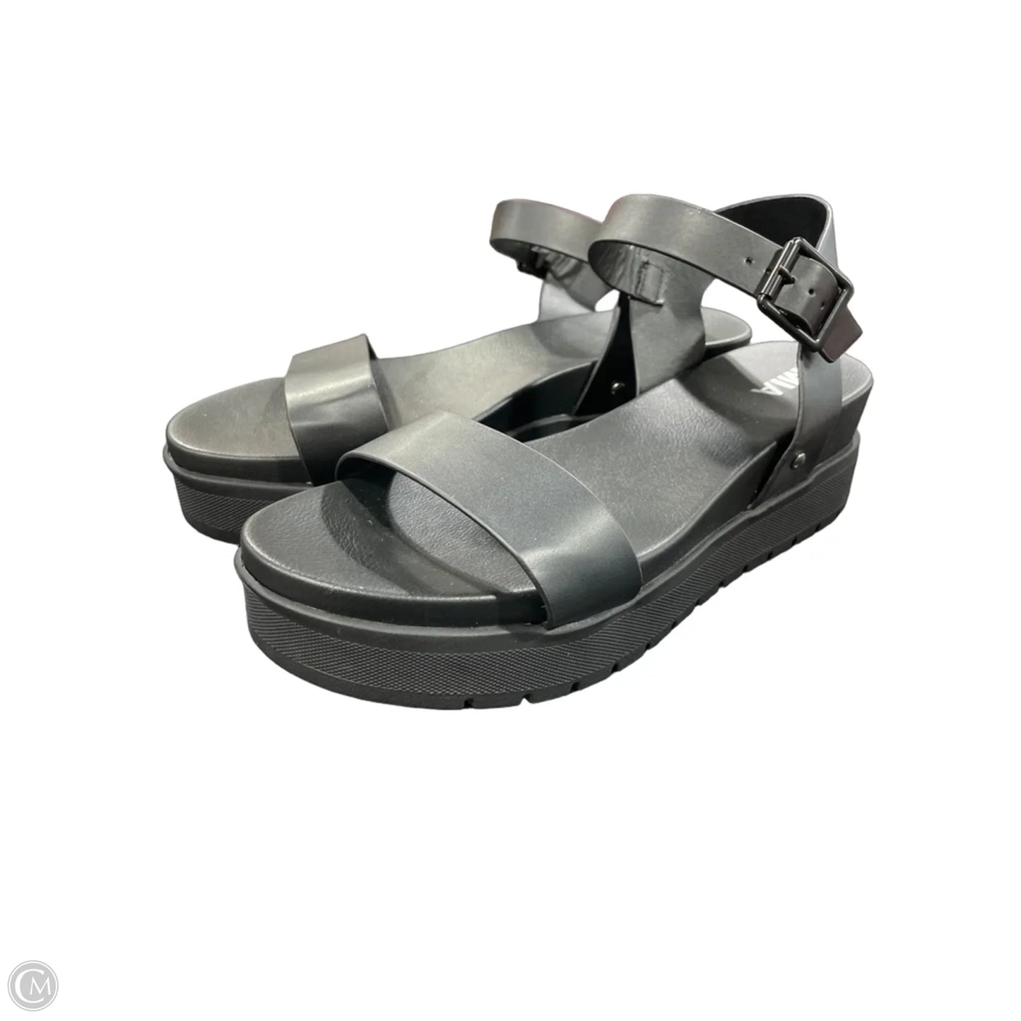 Sandals Heels Platform By Mia In Black, Size: 11