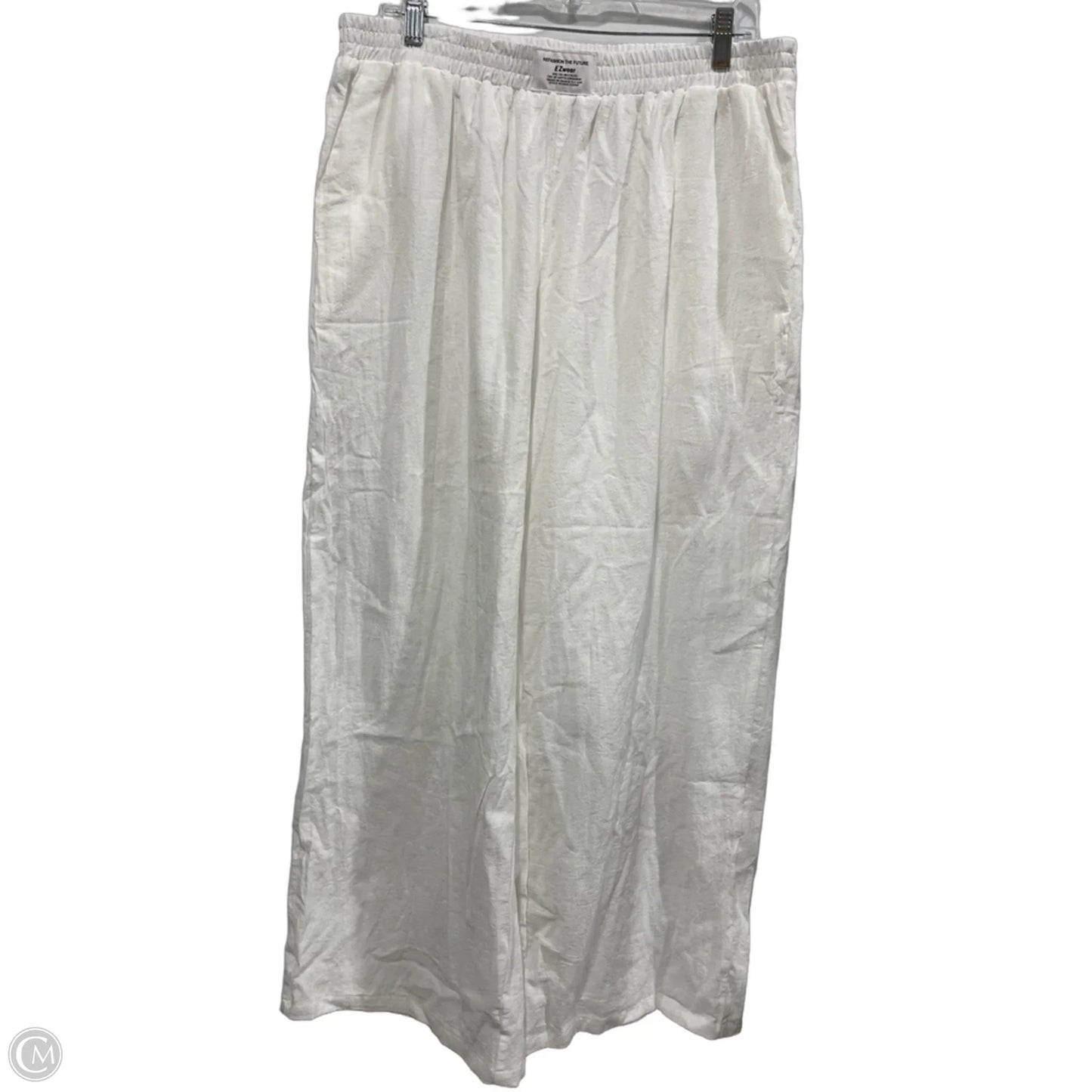 Pants Lounge By Shein In White, Size: 1x