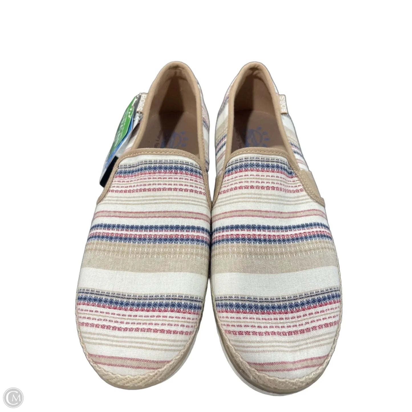 Shoes Flats By Bobs In Striped Pattern, Size: 8