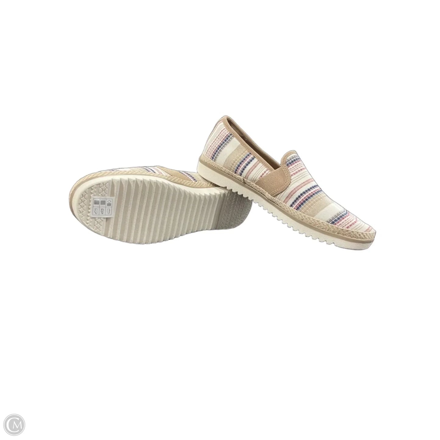 Shoes Flats By Bobs In Striped Pattern, Size: 8