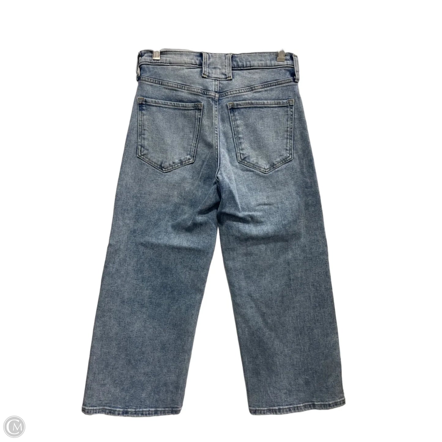 Jeans Wide Leg By Banana Republic In Blue Denim, Size: Xs