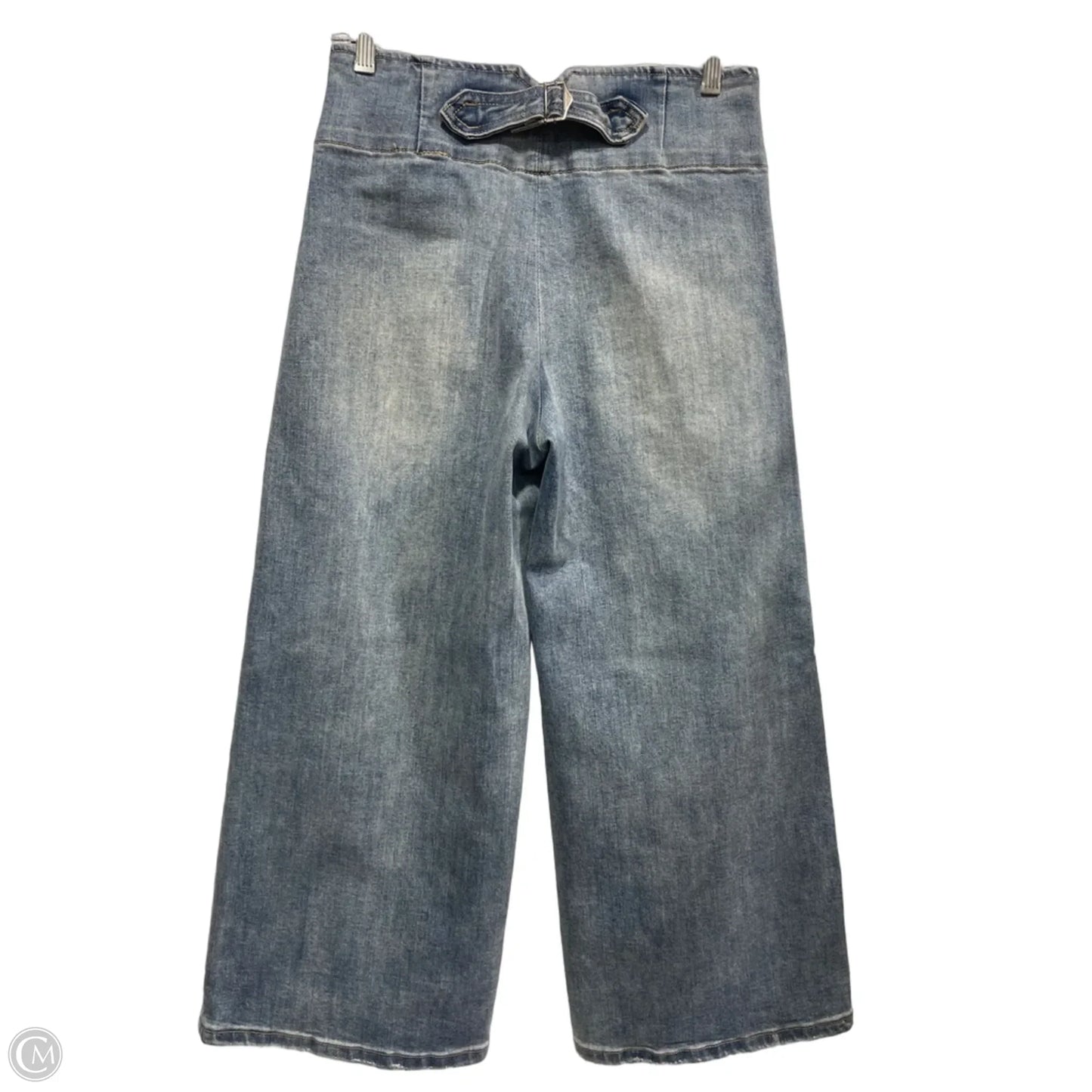 Jeans Wide Leg By Wishlist In Blue Denim, Size: S