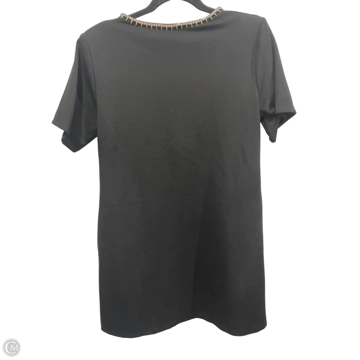 Dress Party Short By Clothes Mentor In Black & Silver, Size: M