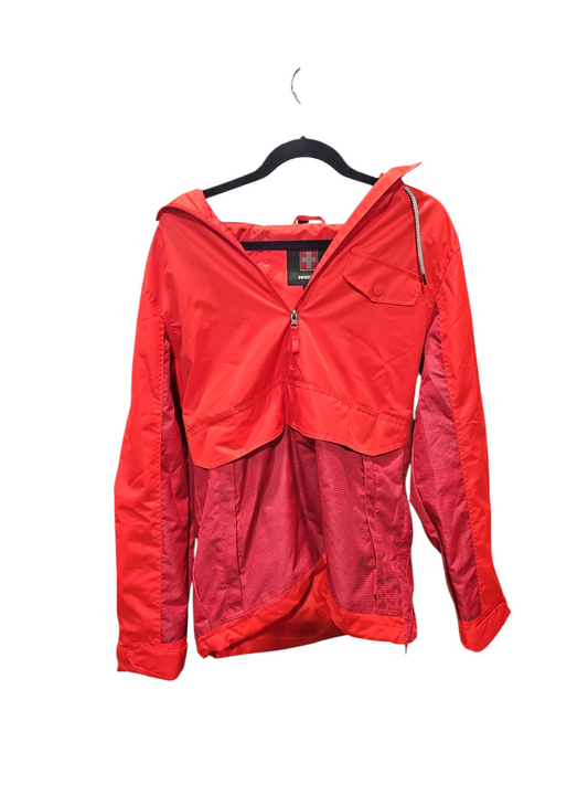 Jacket Utility By Clothes Mentor In Red, Size: L