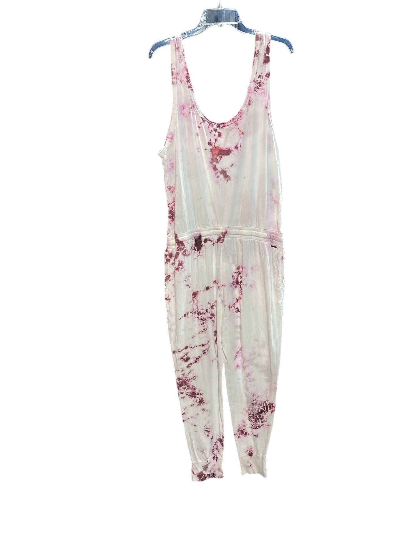Jumpsuit By Clothes Mentor In Tie Dye Print, Size: Xl