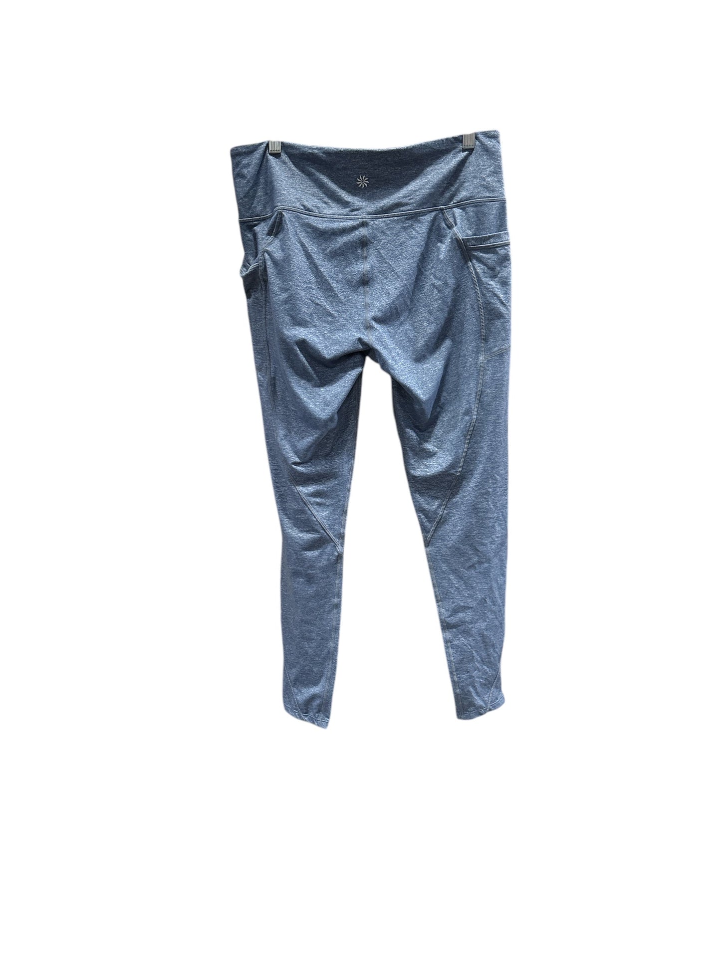 Athletic Leggings By Athleta In Blue, Size: L