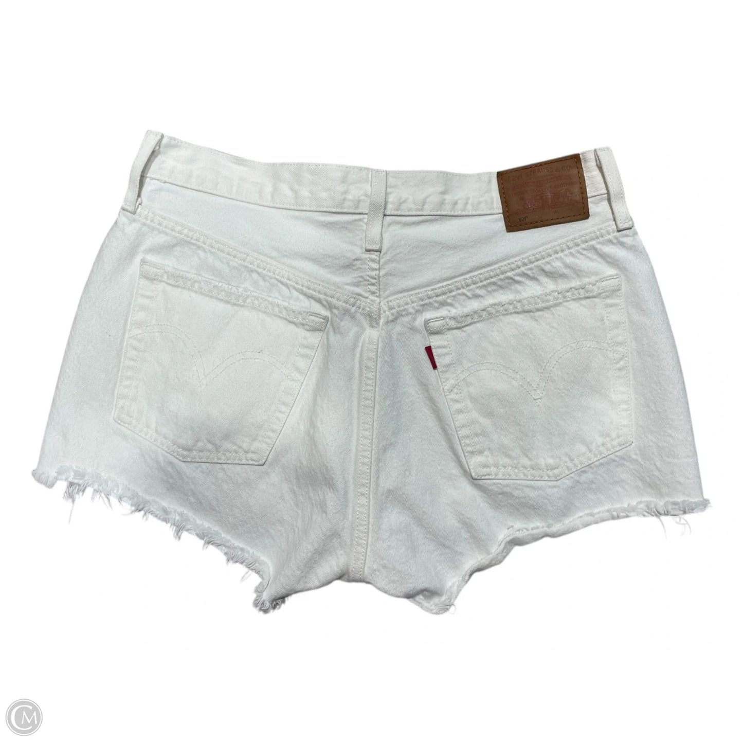 Shorts By Levis In White Denim, Size: 10