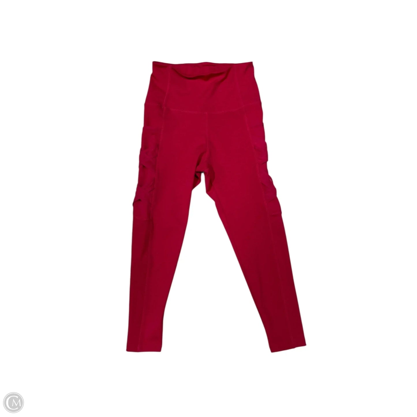 Athletic Leggings By Clothes Mentor In Red, Size: S