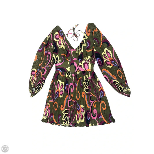 Dress Party Midi By Clothes Mentor In Multi-colored, Size: S