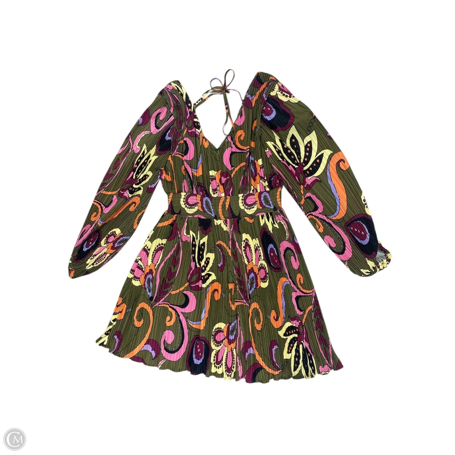 Dress Party Midi By Clothes Mentor In Multi-colored, Size: S