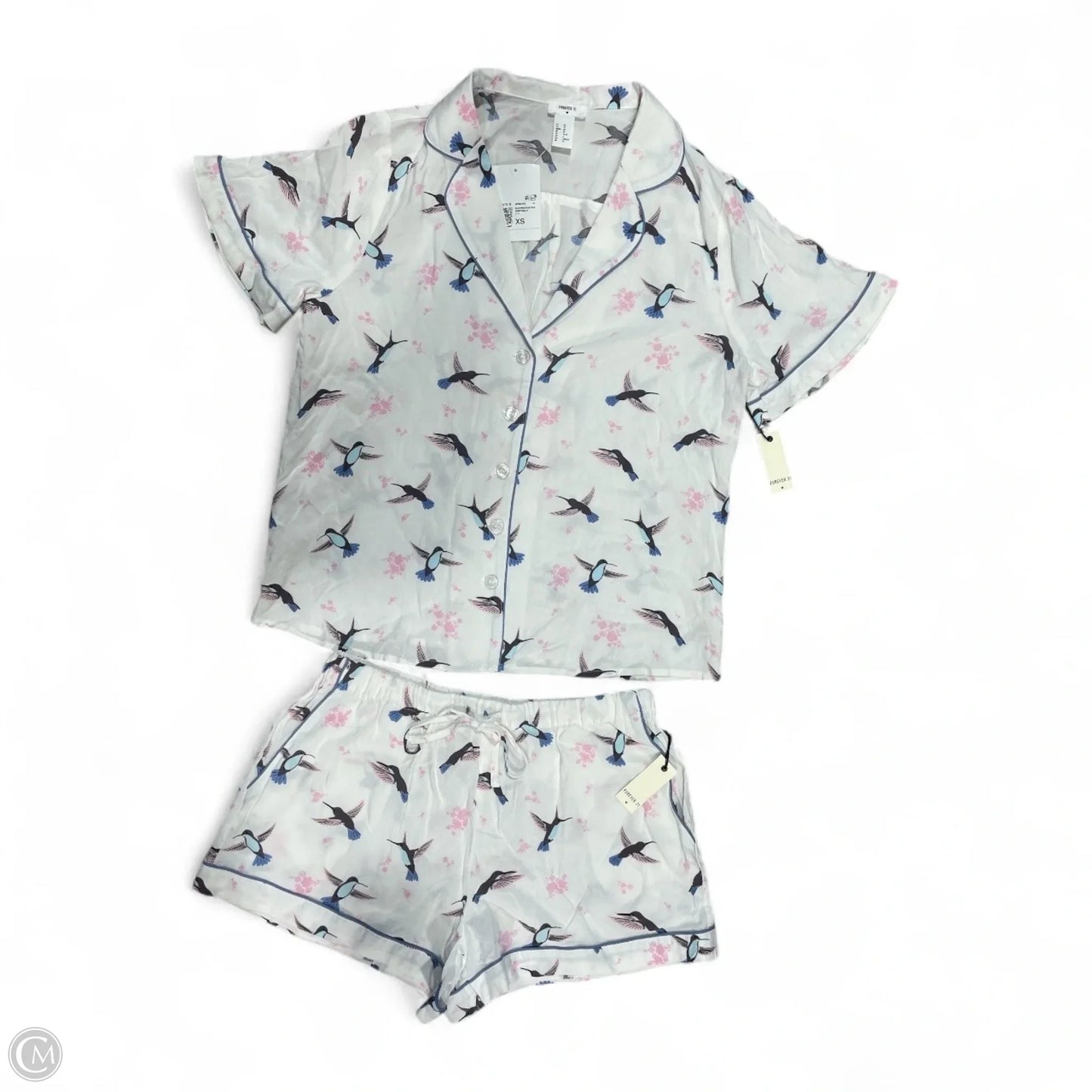 Pajamas 2pc By Forever 21 In Multi-colored, Size: Xs