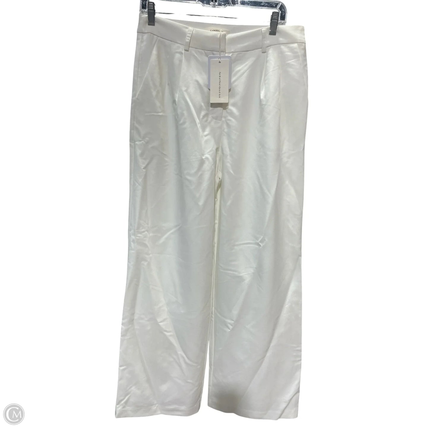 Pants Dress By Clothes Mentor In White, Size: L