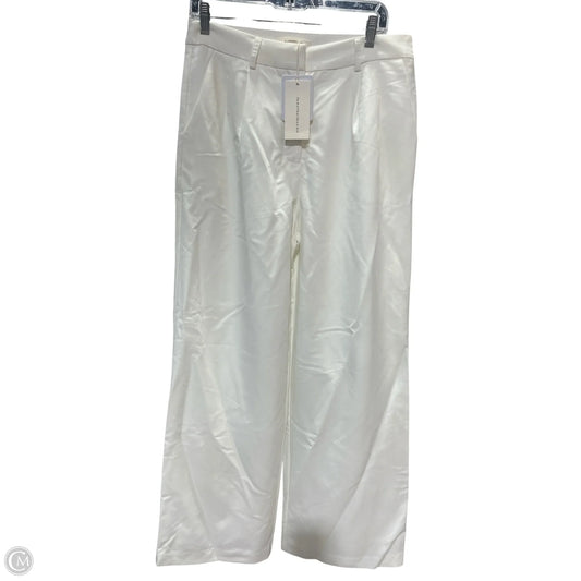 Pants Dress By Clothes Mentor In White, Size: L