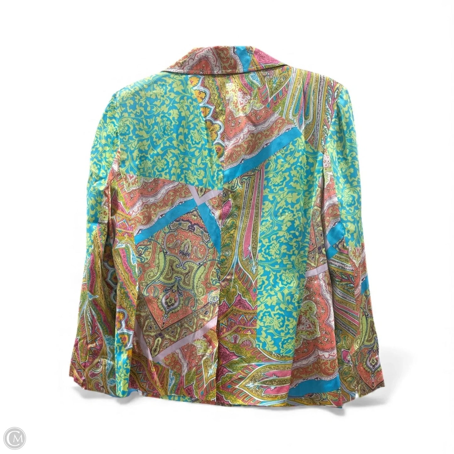 Blazer By Ilyse Hart Ltd In Multi-colored, Size: 10