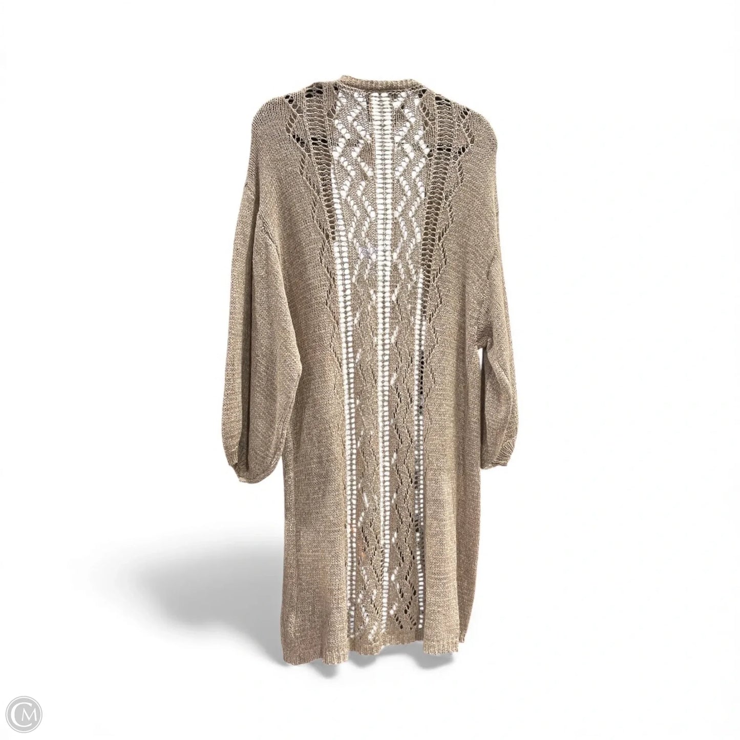 Cardigan By Anthropologie In Taupe, Size: Osfm
