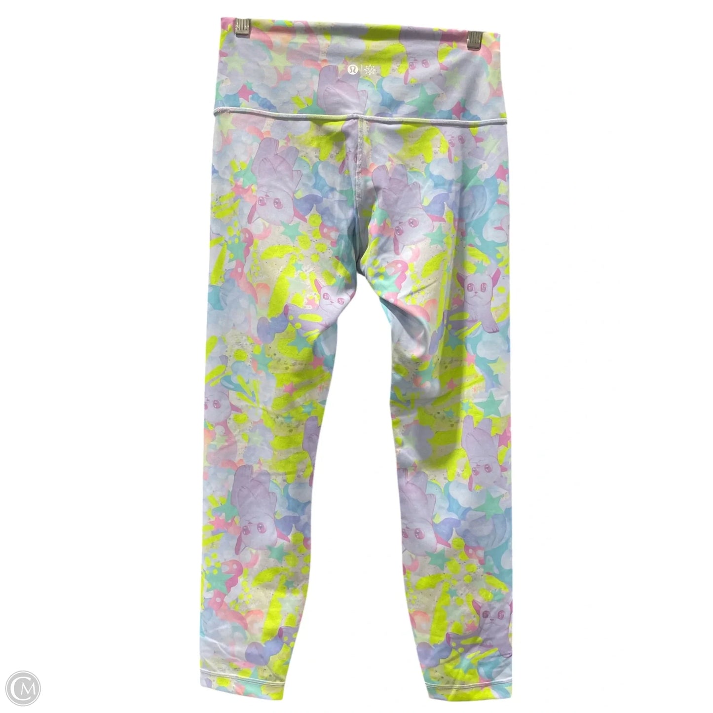 Athletic Leggings By Lululemon In Multi-colored, Size: 10