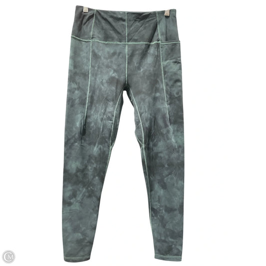 Athletic Leggings By Sweaty Betty In Green, Size: 10