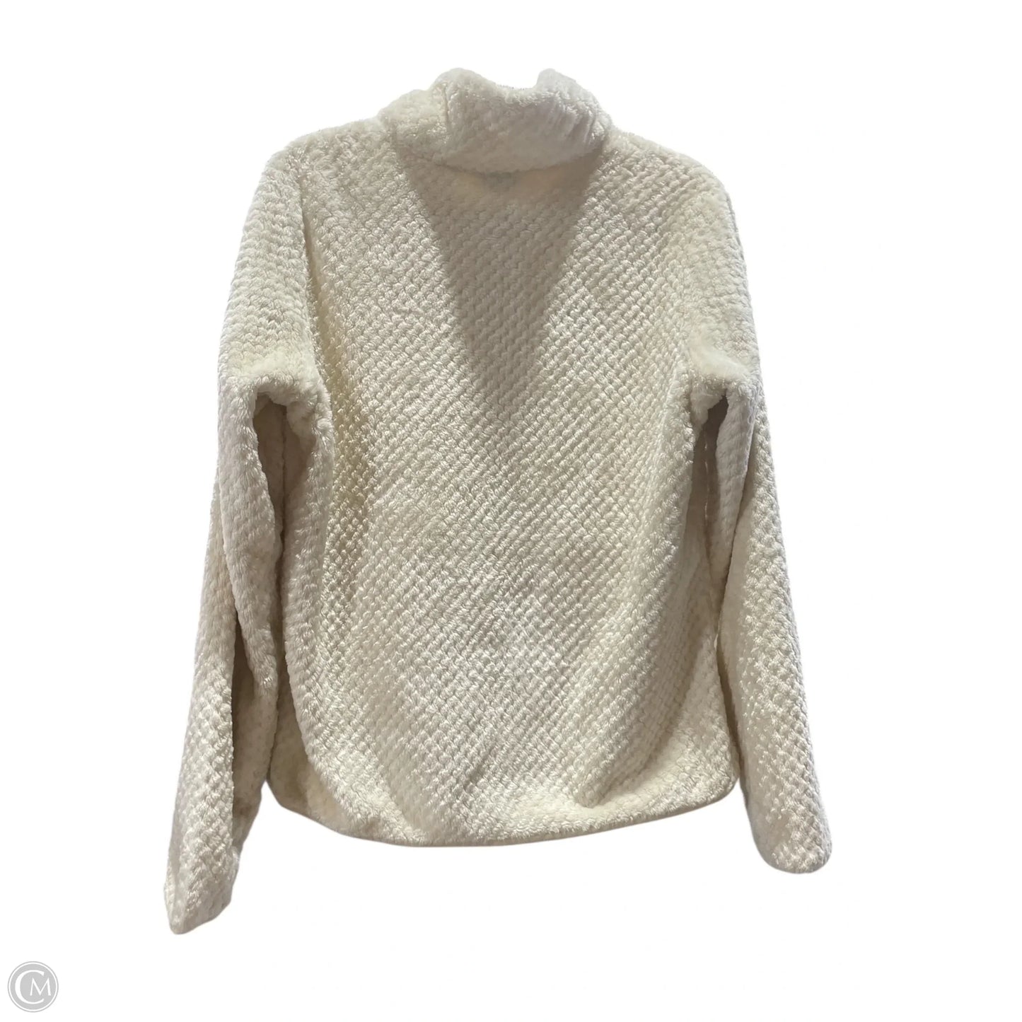 Jacket Fleece By Columbia In Ivory, Size: L