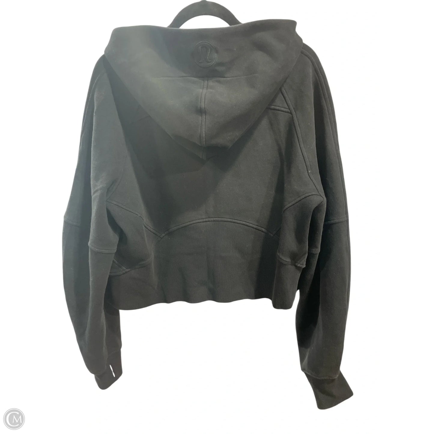Athletic Sweatshirt Hoodie By Lululemon In Black