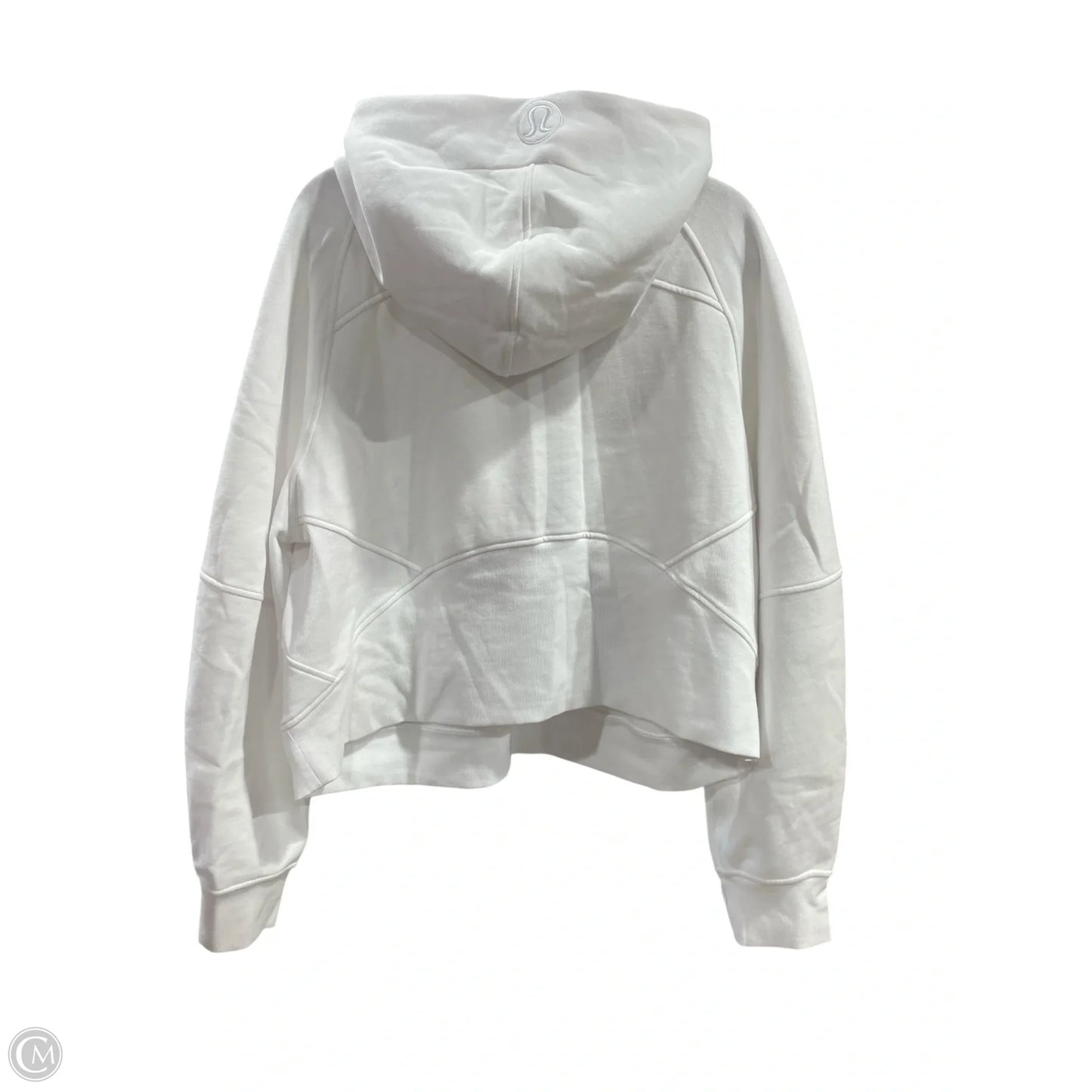 Athletic Sweatshirt Hoodie By Lululemon In White