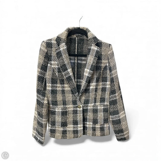 Blazer By Amanda + Chelsea In Plaid Pattern, Size: M