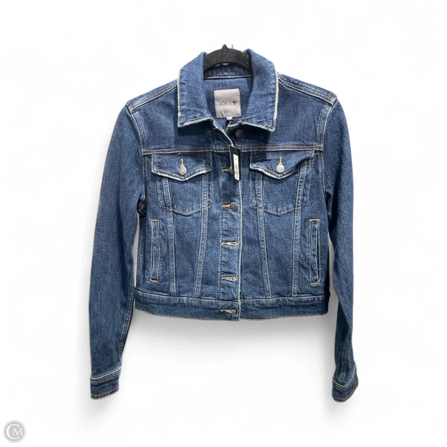 Jacket Denim By Joes Joes In Blue Denim, Size: S
