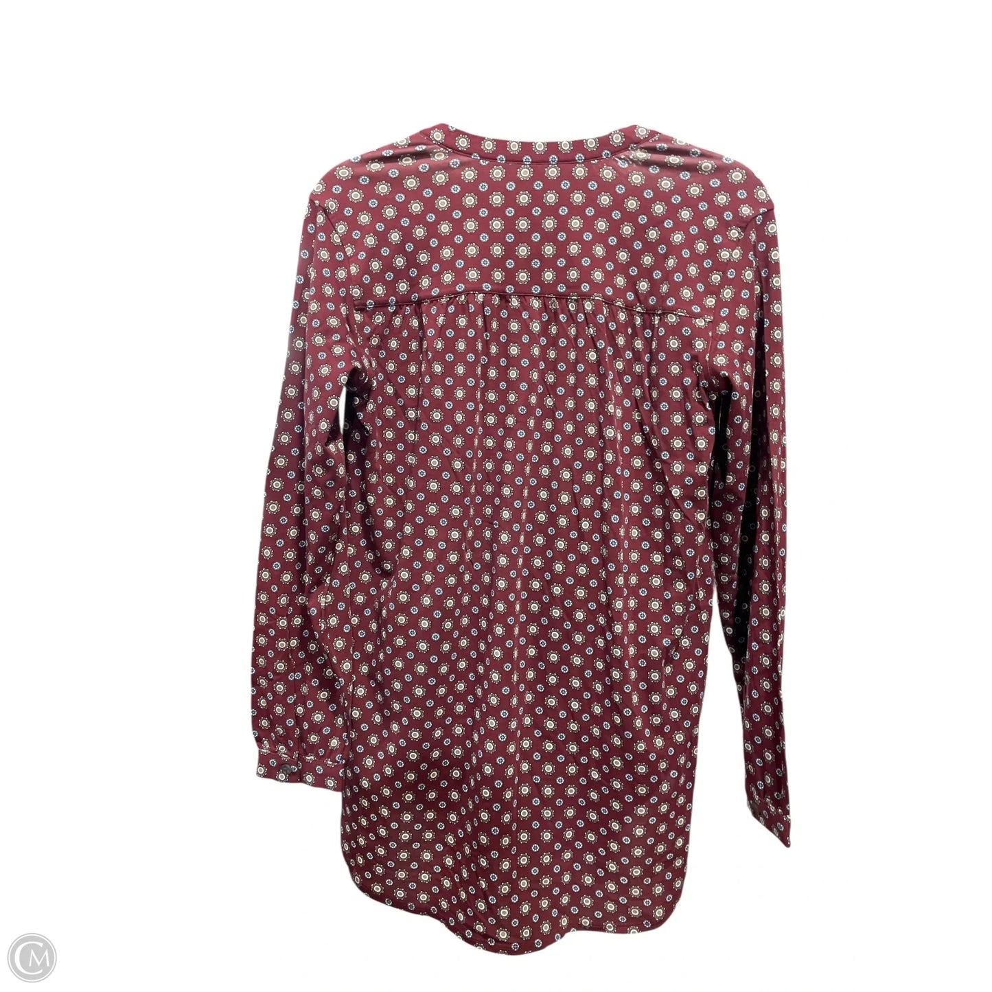 Tunic Long Sleeve By Lands End In Multi-colored, Size: Xs