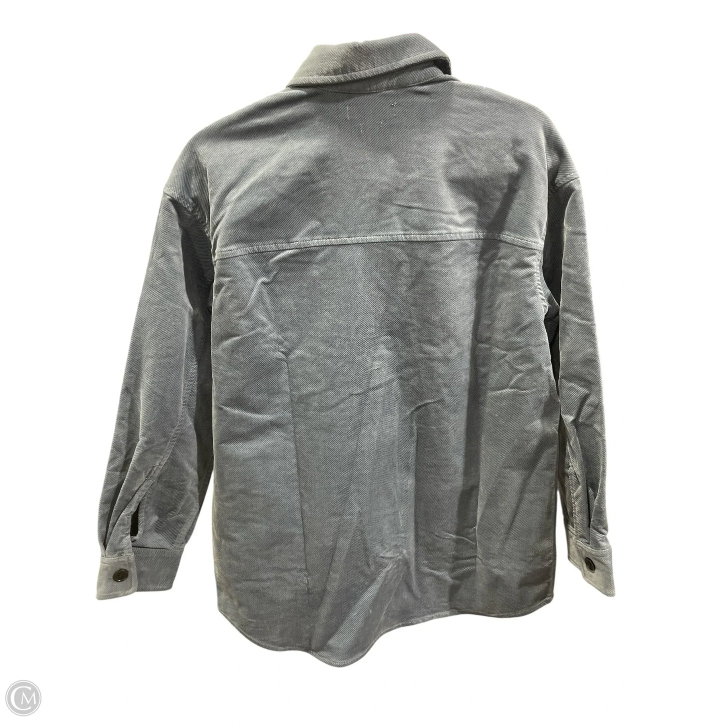 Jacket Shirt By Madewell In Blue, Size: Xs