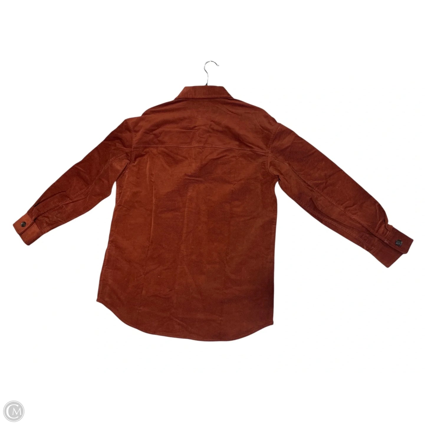 Jacket Shirt By Madewell In Bronze, Size: Xs