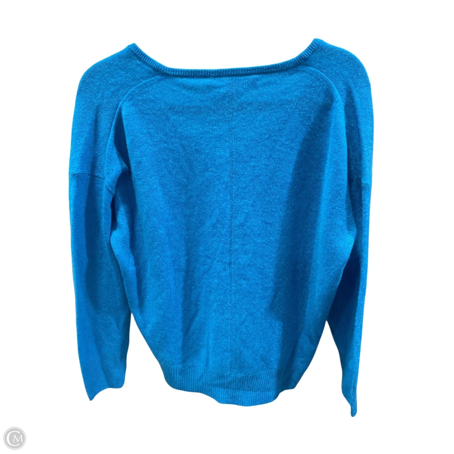 Top Long Sleeve By 360cashmere In Blue, Size: S