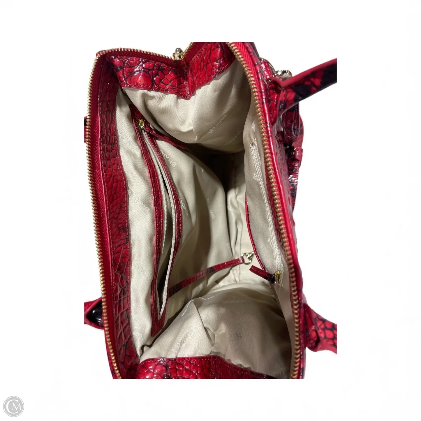 Handbag Designer By Brahmin, Size: Medium