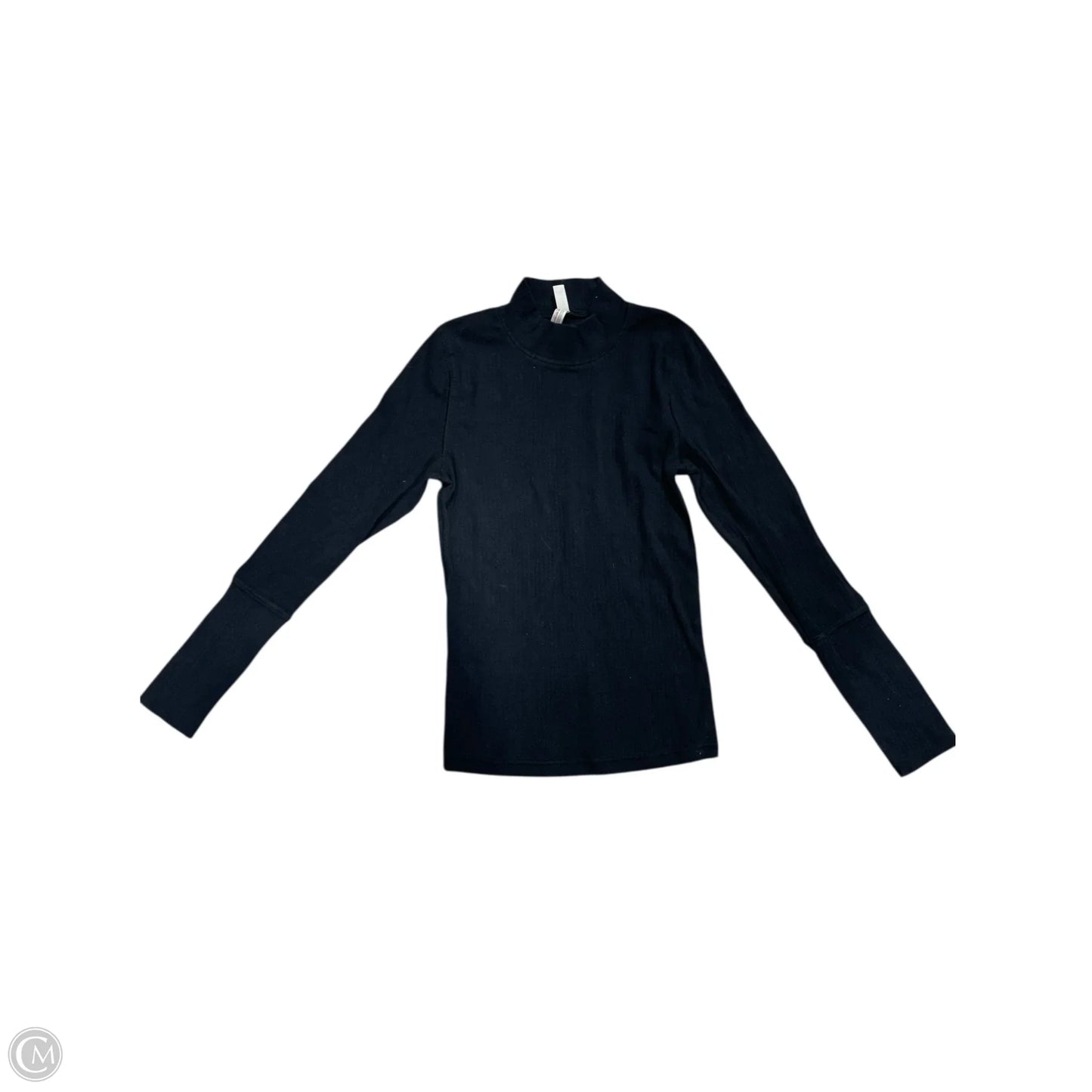 Top Long Sleeve By Free People In Black, Size: S