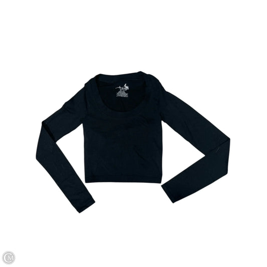 Top Long Sleeve By Free People In Black, Size: Xs