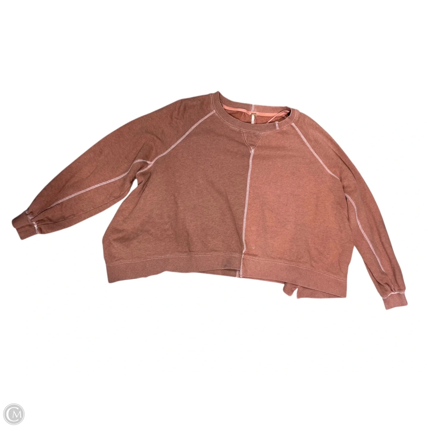 Sweatshirt Crewneck By Free People In Mauve, Size: S
