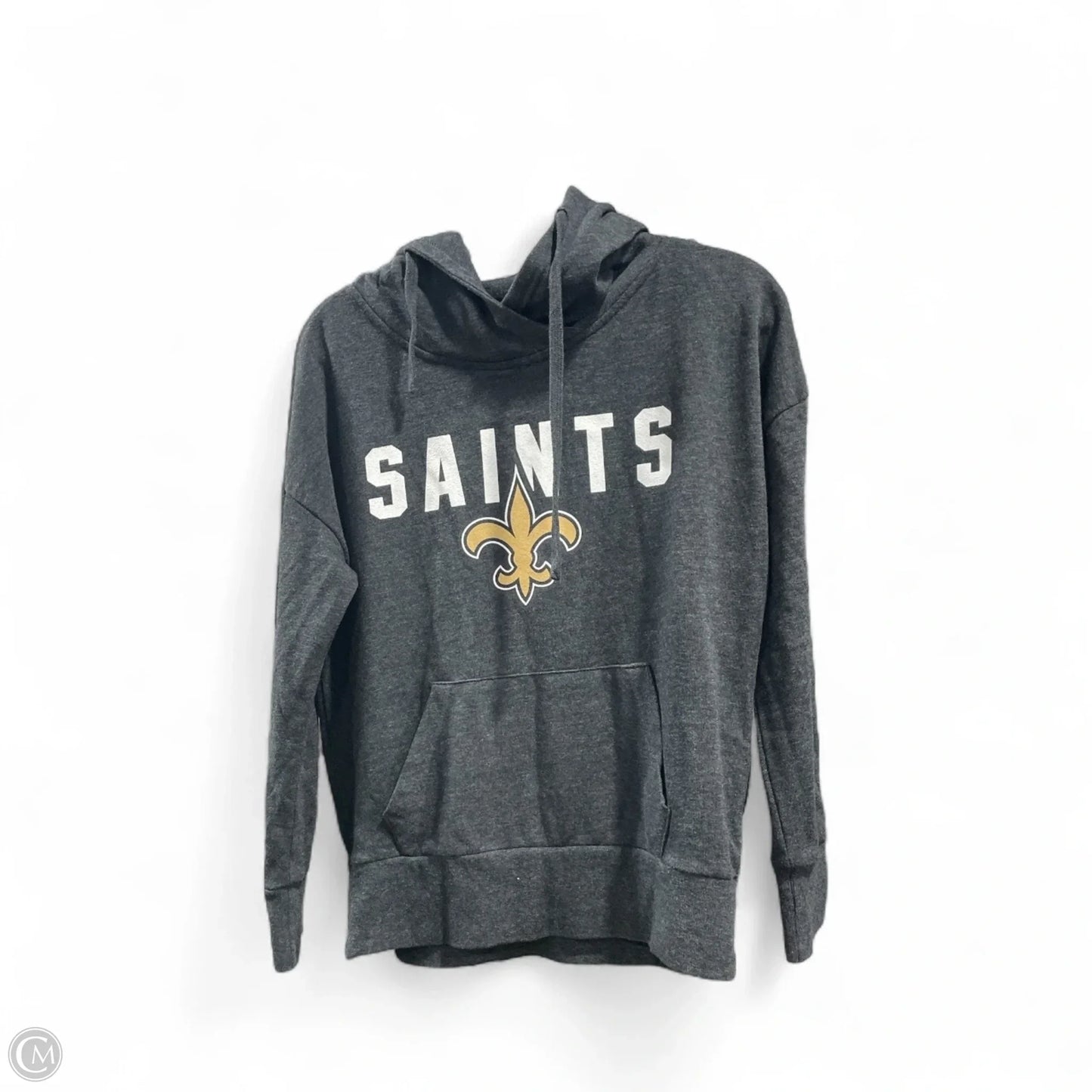 Sweatshirt Hoodie By Nfl In Grey, Size: M