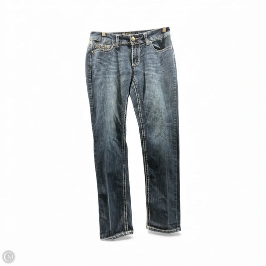 Jeans Straight By Cato In Blue Denim, Size: 10