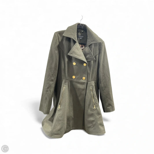 Coat Peacoat By Laundry In Green, Size: L