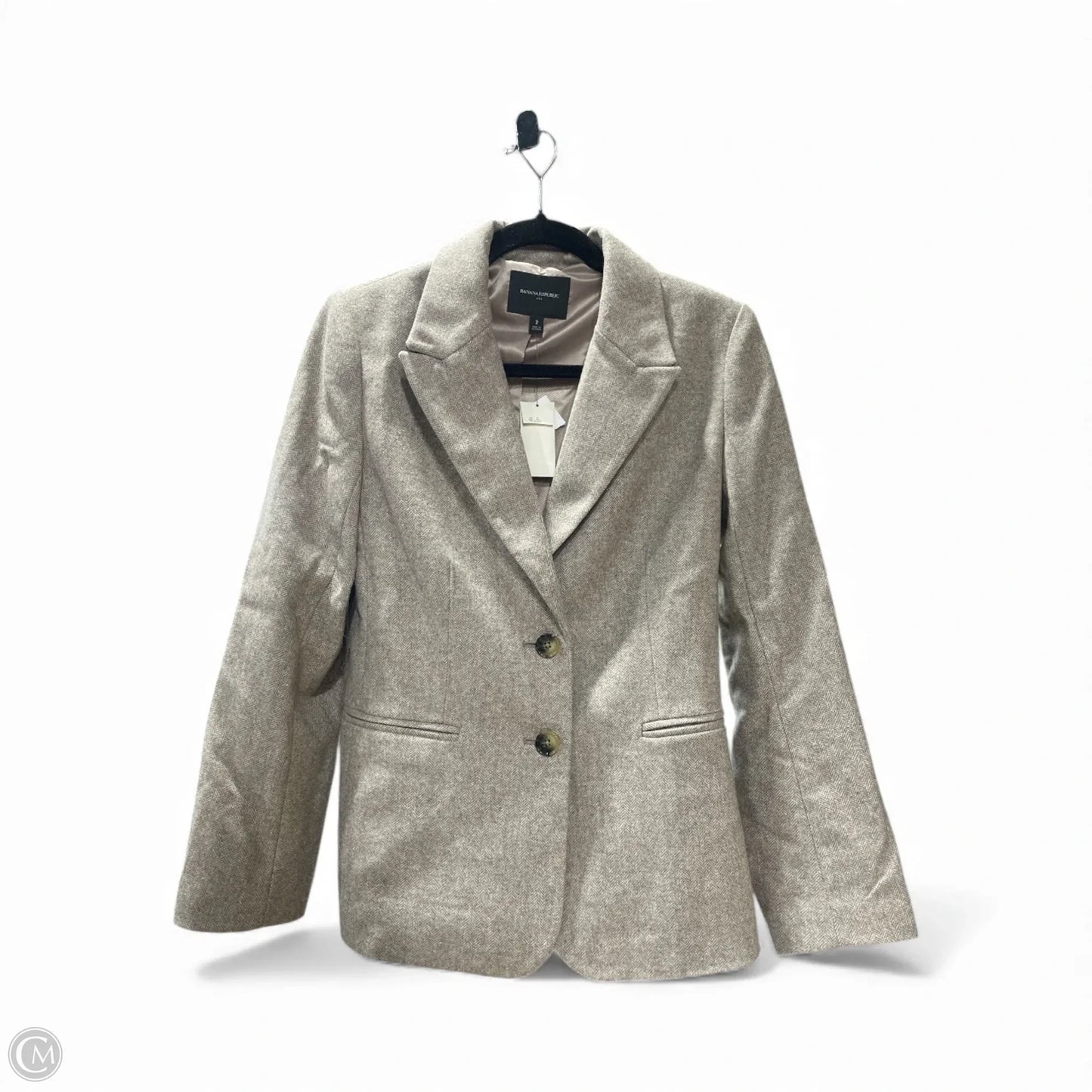 Blazer By Banana Republic In Taupe, Size: Xs