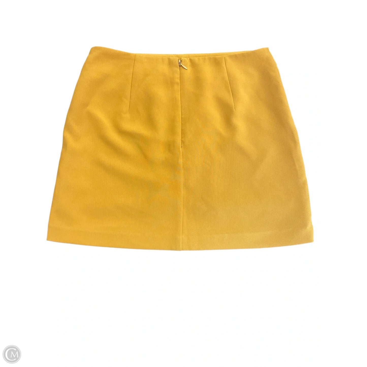 Skirt Mini & Short By Forever 21 In Yellow, Size: S