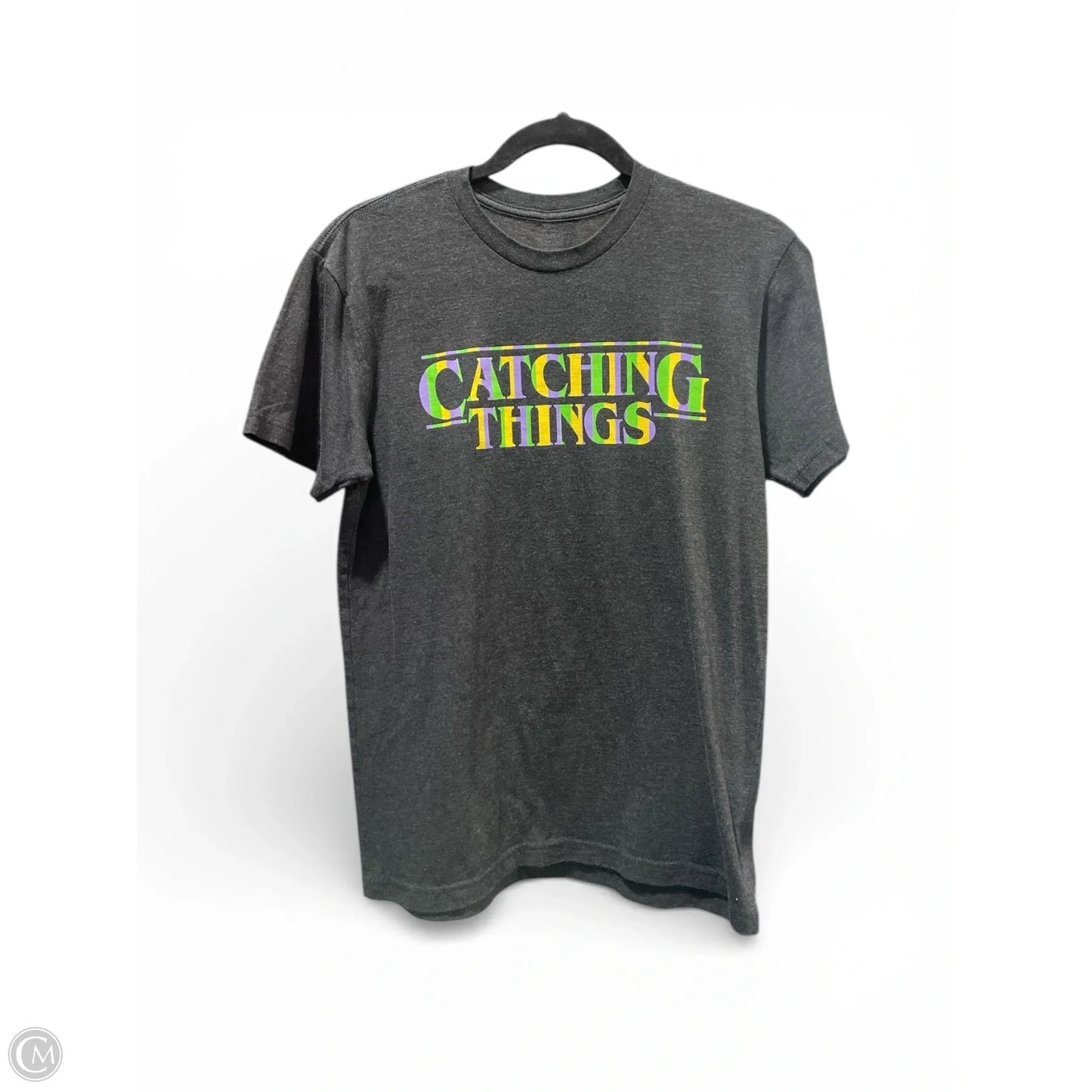 Top Short Sleeve By Clothes Mentor In Grey, Size: S